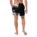 Load image into Gallery viewer, Pop Art Men&#39;s Athletic Shorts, UPF 50+ Black-Multi Color
