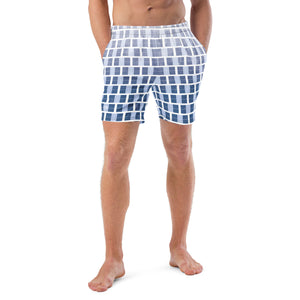 "I Campi da Pickleball©" Ombre Camouflage Blue Men's Shorts with Liner