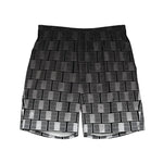 Load image into Gallery viewer, &quot;I Campi da Pickleball©&quot; Ombre Camouflage 15 Shades of Grey Men&#39;s Shorts with Liner
