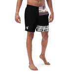 Load image into Gallery viewer, Pop Art Men&#39;s Athletic Shorts, UPF 50+ Black-Multi Color
