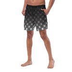 Load image into Gallery viewer, &quot;I Campi da Pickleball©&quot; Ombre Camouflage 15 Shades of Grey Men&#39;s Shorts with Liner
