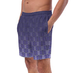 Load image into Gallery viewer, &quot;I Campi da Pickleball©&quot; Violet Noir Men&#39;s Athletic Shorts w/Liner, UPF 50+
