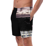 Load image into Gallery viewer, Pop Art Men&#39;s Athletic Shorts, UPF 50+ Black-Multi Color
