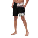 Load image into Gallery viewer, Pop Art Men&#39;s Athletic Shorts, UPF 50+ Black-Multi Color
