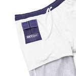 Load image into Gallery viewer, &quot;I Campi da Pickleball©&quot; Violet Noir Men&#39;s Athletic Shorts w/Liner, UPF 50+
