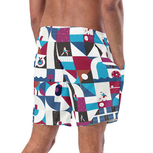 Dink & Drive Under the Sun Hopeful Discordance© Men's Short with Liner