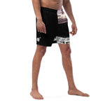 Load image into Gallery viewer, Pop Art Men&#39;s Athletic Shorts, UPF 50+ Black-Multi Color
