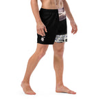 Load image into Gallery viewer, Pop Art Men&#39;s Athletic Shorts, UPF 50+ Black-Multi Color
