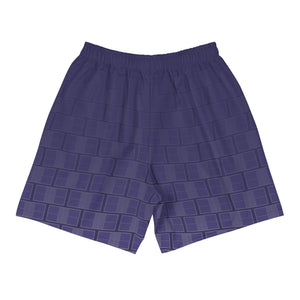 "I Campi da Pickleball©" Violet Noir Men's Athletic Shorts, UPF 50+