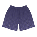 Load image into Gallery viewer, &quot;I Campi da Pickleball©&quot; Violet Noir Men&#39;s Athletic Shorts, UPF 50+
