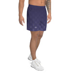 Load image into Gallery viewer, &quot;I Campi da Pickleball©&quot; Violet Noir Men&#39;s Athletic Shorts, UPF 50+
