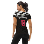 Load image into Gallery viewer, Christie Domoracki 8 Indy Drivers™  SKYblue™ 2023 Authentic Retro Jersey - Black
