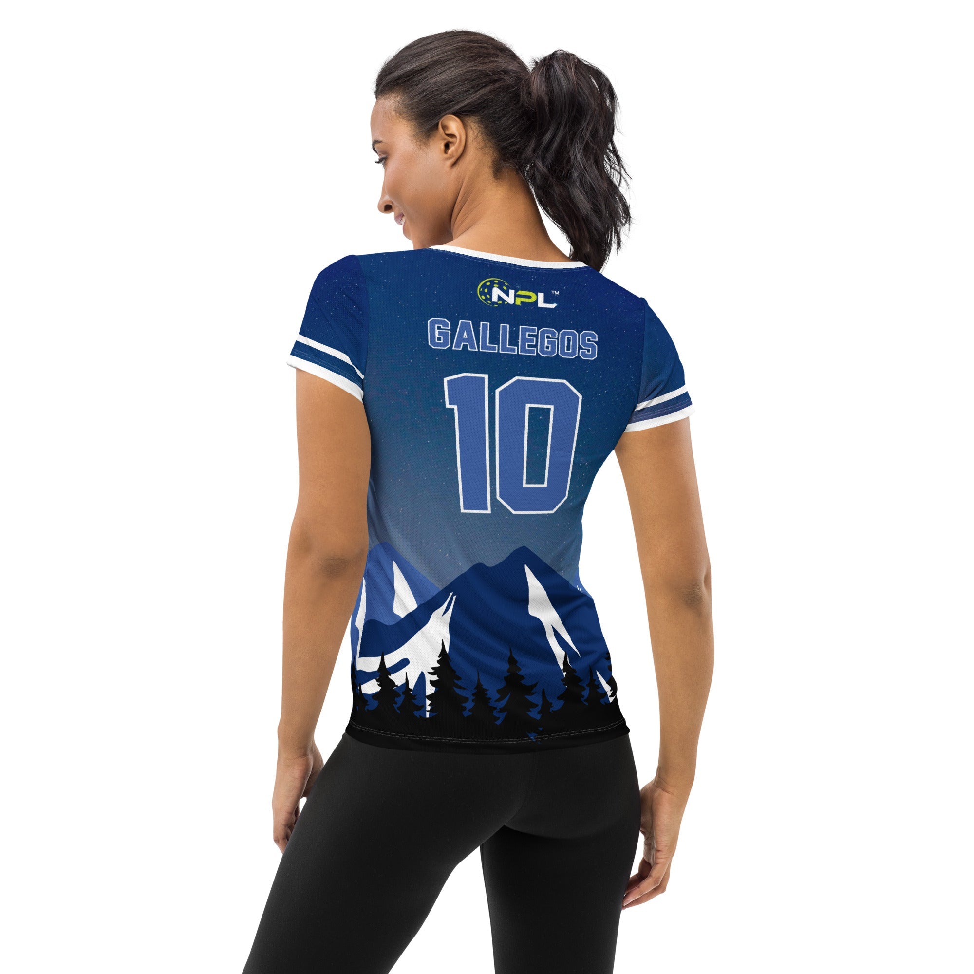 Patty Gallegos 10 Denver Iconics™ SKYblue™ 2023 Authentic Retro Jersey - Starry Night Blue