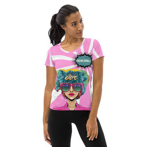 NPC Retro Collection Pop-Art Women's Short Sleeve Performance Shirt