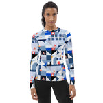 Load image into Gallery viewer, Dink &amp; Drive under the Sun Summertime women's long sleeve pickleball shirt, UPF 50+ – front view, second angle

