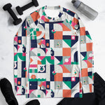Load image into Gallery viewer, Dink &amp; Drive under the Sun Ambient women's long sleeve pickleball shirt, UPF 50+ – front view
