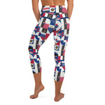 Load image into Gallery viewer, Denver Iconics™ SKYblue™ 2023 Dink &amp; Drive© High-Waisted Women&#39;s Capris, UPF 50+
