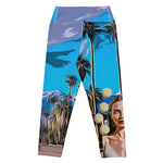 Load image into Gallery viewer, Palm Canyon Drive &quot;Got Pickleball on my Mind!™ Pickleball Capris UPF 50+
