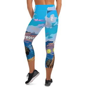 Got Pickleball on my Mind™ Hollywood Style Women's High-Waisted Capris UPF 50+