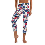 Load image into Gallery viewer, Denver Iconics™ SKYblue™ 2023 Dink &amp; Drive© High-Waisted Women&#39;s Capris, UPF 50+
