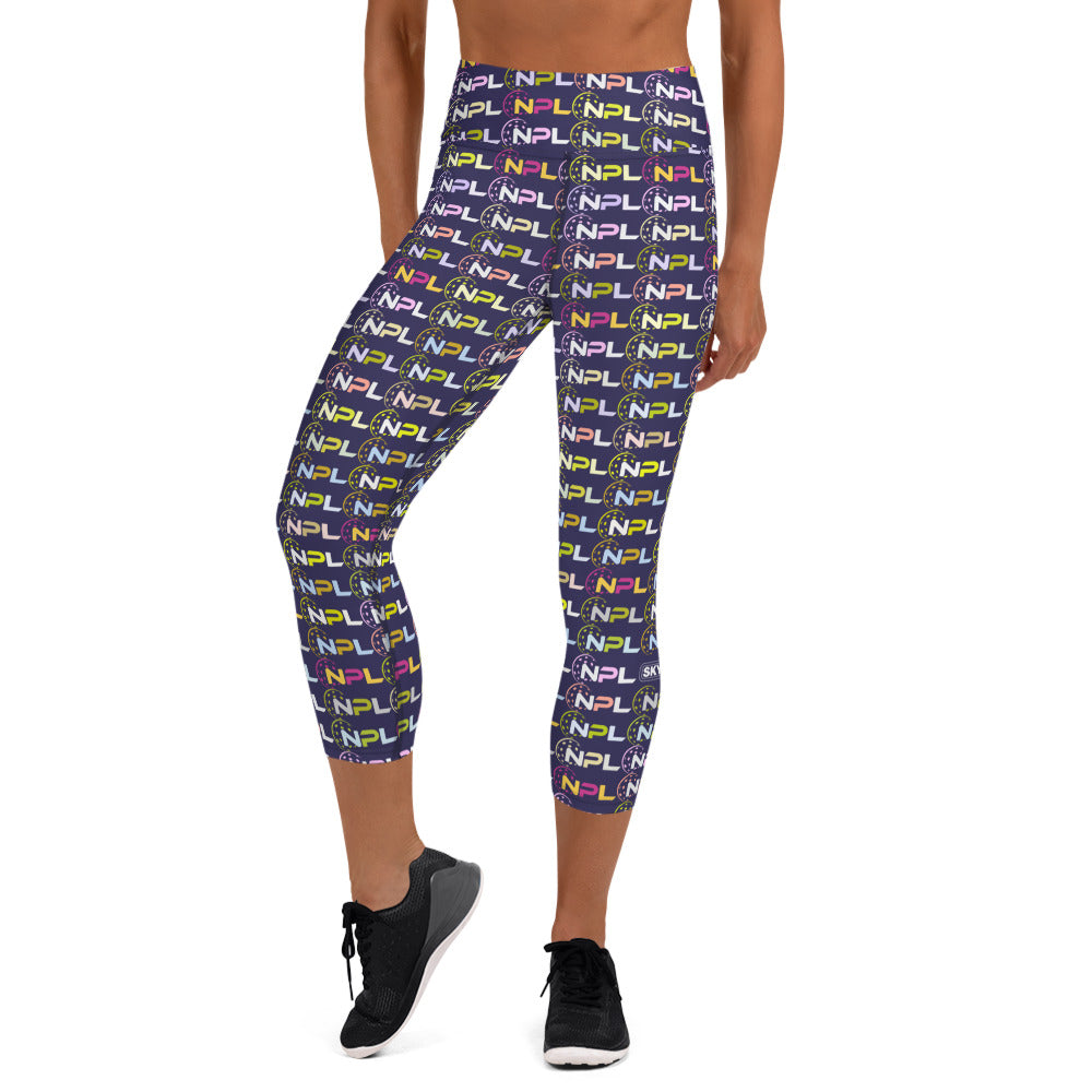 NPL™ POP-ART WOMEN'S PICKLEBALL CAPRIS, UPF 50+, Violet Noir