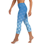 Load image into Gallery viewer, &quot;I Campi da Pickleball©&quot; Turquoise High Waisted Women&#39;s Pickleball Capris – UPF 50+
