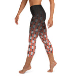 Load image into Gallery viewer, &quot;I campi da Pickleball™&quot;  High-Waisted Pickleball Capris for Women, UPF 50+ - Orange
