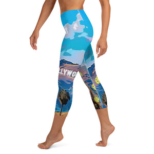 Got Pickleball on my Mind™ Hollywood Style Women's High-Waisted Capris UPF 50+