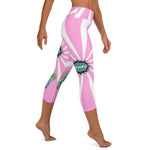 Load image into Gallery viewer, NPC Retro Collection Pop-Art Women&#39;s High-Waisted Pickleball Capris, UPF 50+

