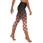 Load image into Gallery viewer, &quot;I campi da Pickleball™&quot;  High-Waisted Pickleball Capris for Women, UPF 50+ - Orange
