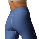 Load image into Gallery viewer, Spring Dink Gradient™ Red, White &amp; Blue Fleur Grande High-Waisted Leggings UPF 50+
