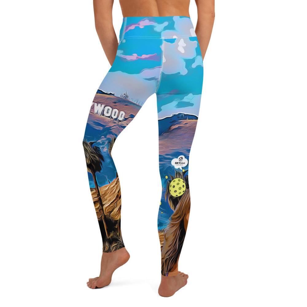 Got Pickleball on my Mind™ Hollywood Style Women's High-Waisted Leggings UPF 50+