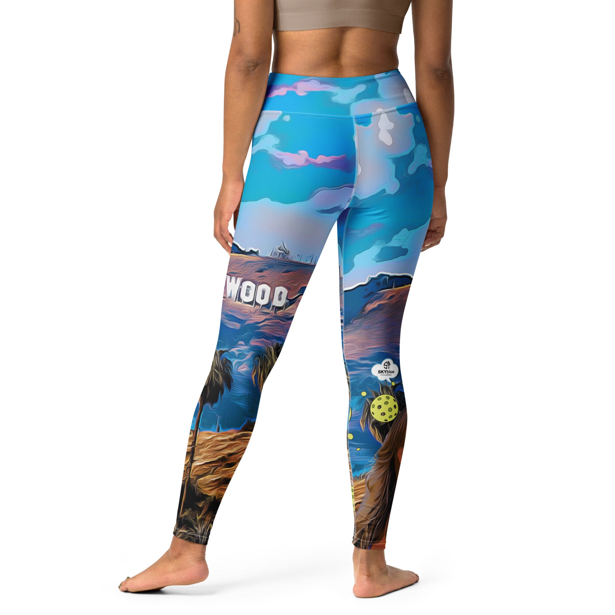 Got Pickleball on my Mind™ Hollywood Style Women's High-Waisted Leggings UPF 50+