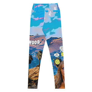 Got Pickleball on my Mind™ Hollywood Style Women's High-Waisted Leggings UPF 50+