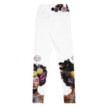 Load image into Gallery viewer, Got Pickleball on my Mind!™ High-Waisted Leggings, White UPF 50+
