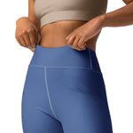 Load image into Gallery viewer, Spring Dink Gradient™ Red, White &amp; Blue Fleur Grande High-Waisted Leggings UPF 50+
