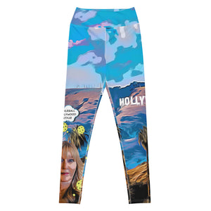 Got Pickleball on my Mind™ Hollywood Style Women's High-Waisted Leggings UPF 50+