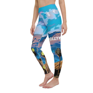 Got Pickleball on my Mind™ Hollywood Style Women's High-Waisted Leggings UPF 50+