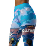 Load image into Gallery viewer, Got Pickleball on my Mind™ Hollywood Style Women&#39;s High-Waisted Leggings UPF 50+
