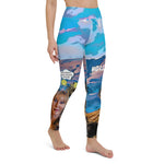 Load image into Gallery viewer, Got Pickleball on my Mind™ Hollywood Style Women&#39;s High-Waisted Leggings UPF 50+
