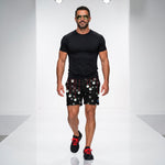 Load image into Gallery viewer, Holly Pickleball© Men's Pickleball Shorts with Liner, worn by model | SKYblue Pickleball
