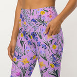 Load image into Gallery viewer, Petal Perfect™ Pickleball Women's Leggings – High-Waisted with Pockets, UPF 50+, Bold Floral Print
