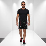 Load image into Gallery viewer, Holly Pickleball© Men's Long Casual Pickleball Shorts, worn by model | SKYblue Pickleball

