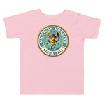 Load image into Gallery viewer, Michigan Monkeys Pickleball - Toddler Short Sleeve Tee White and Pink
