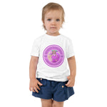 Load image into Gallery viewer, Princess Paddleton Toddler White Short Sleeve Shirt – &quot;Come Play Pickleball&quot;
