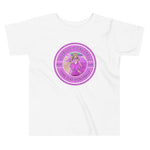 Load image into Gallery viewer, Princess Paddleton Toddler White Short Sleeve Shirt – &quot;Come Play Pickleball&quot;
