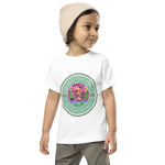 Load image into Gallery viewer, Dash White Short Sleeve Toddler Shirt – &quot;Come Play Pickleball&quot;
