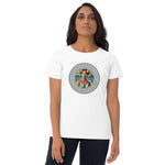 Load image into Gallery viewer, NPC Signature Collection &quot;The United Nations of Pickleball Women™!&quot; Women&#39;s short sleeve cotton t-shirt
