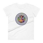 Load image into Gallery viewer, NPC Signature Collection &quot;Go with the Flow!&quot; Women&#39;s short sleeve cotton t-shirt
