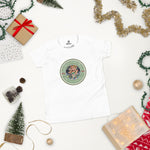 Load image into Gallery viewer, Twinkle Twist White Short Sleeve Youth T-Shirt – the perfect holiday tee for young pickleball players who love to dazzle on the court!
